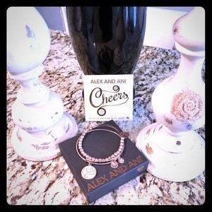 Alex & Ani Cheers Bangle Charm Bracelet Set🌟